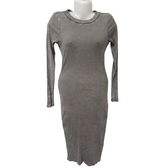 NWT Young Fabulous & Broke Gray Dax Midi Dress Size Small - Picture 4 of 10
